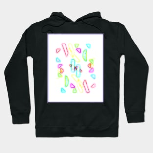 Neon Fragments Two Hoodie